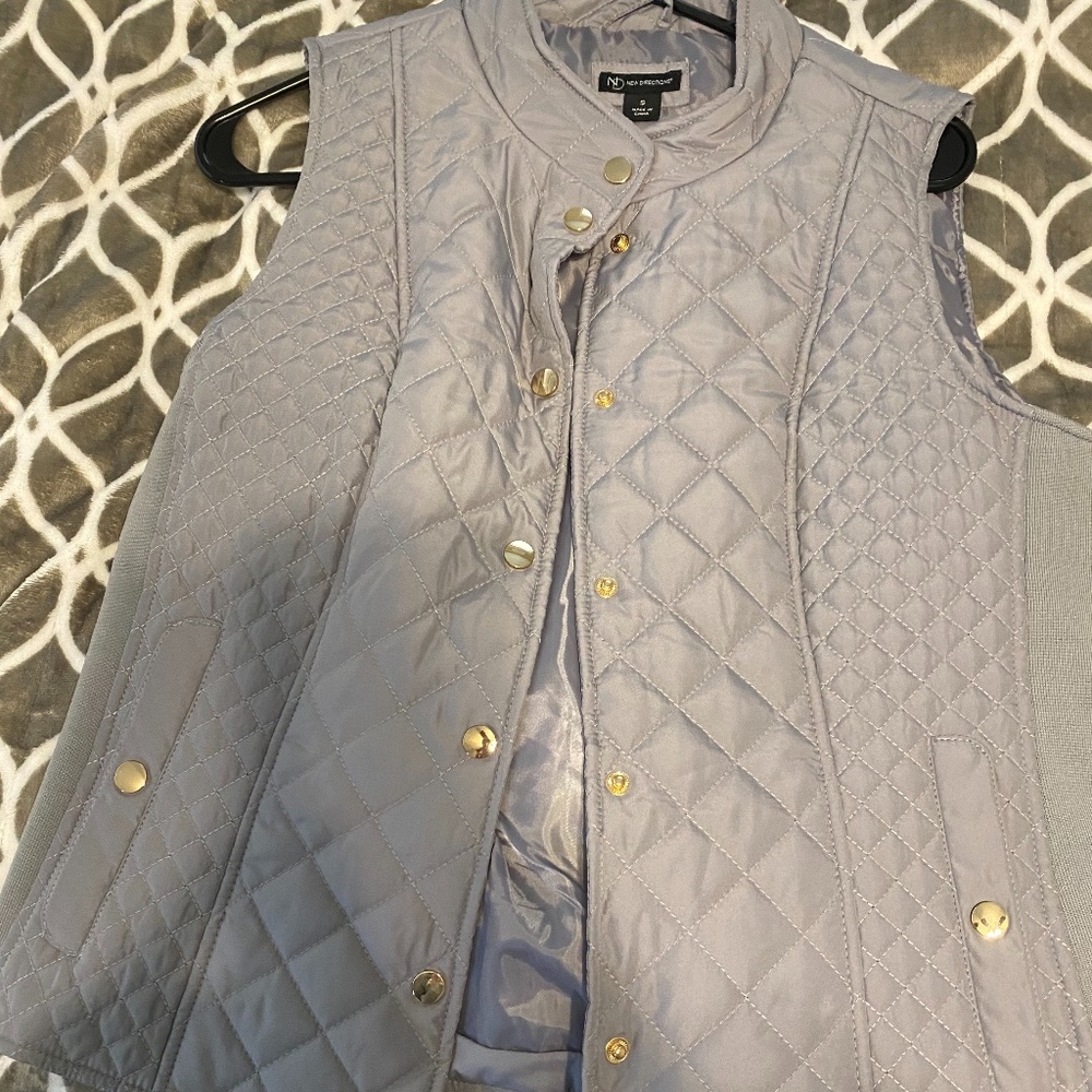 Grey Vest w/Gold Buttons